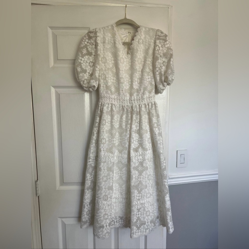 Rachel Parcell Ivory Lace Dress